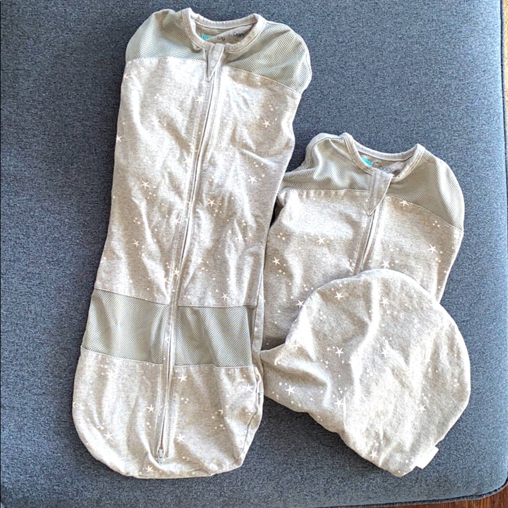 2 Happiest Baby Sleepea Swaddles - Large